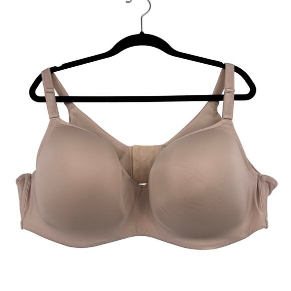 Torrid Curve Bra Size 46DD Beige Nude Lightly Lined Balconette Underwire - Picture 1 of 6